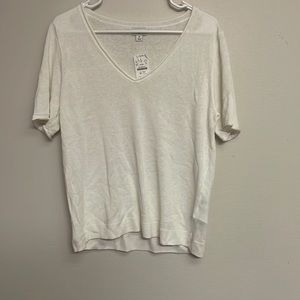Super cute white j.crew shirt. Brand new with tag!